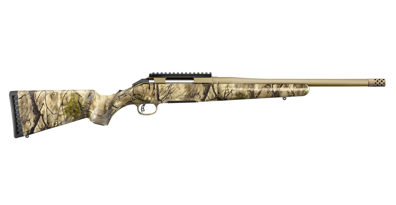 RUGER AMERICAN RIFLE 6.5 CREEDMOOR 16 INCH BBL WITH GO WILD I-M BRUSH CAMO