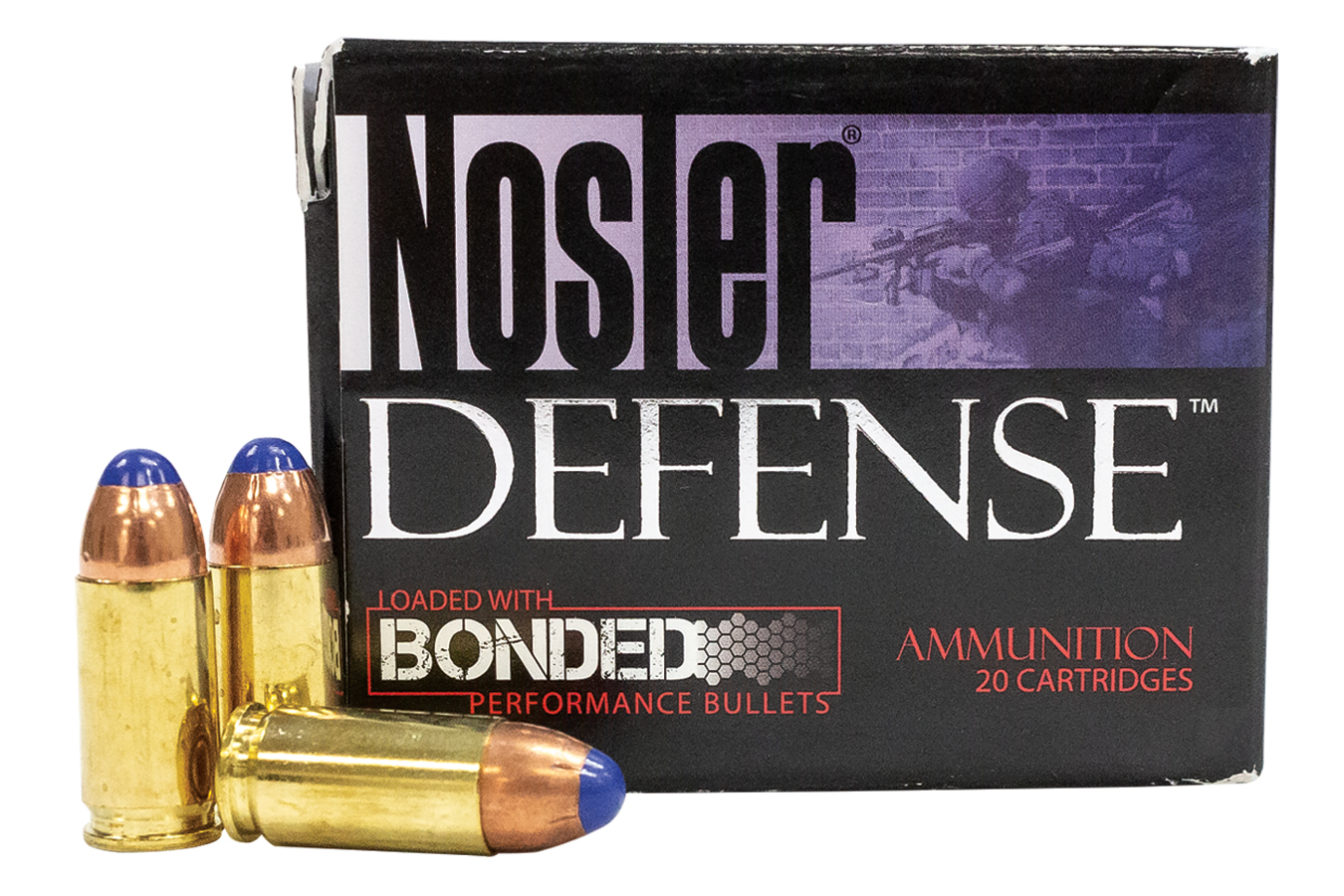 NOSLER 9MM +P 124 GR BONDED PERFORMANCE