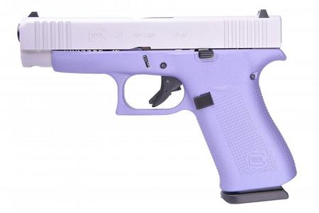 GLOCK 48 9mm Pistol with Lavender Cerakote Frame and Silver Slide
