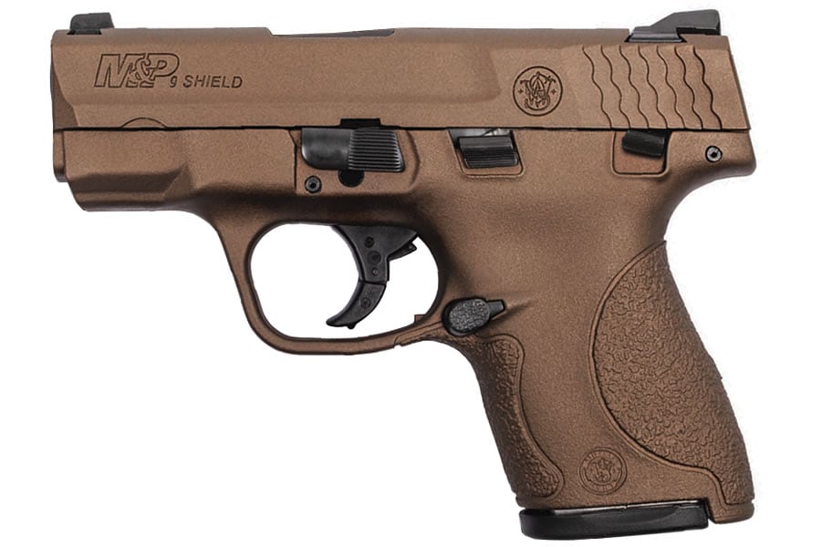 SMITH AND WESSON MP9 SHIELD M1.0 BURNT BRONZE 9MM TS