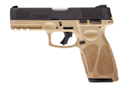TAURUS G3 9mm Striker-Fired Pistol with Tan Frame