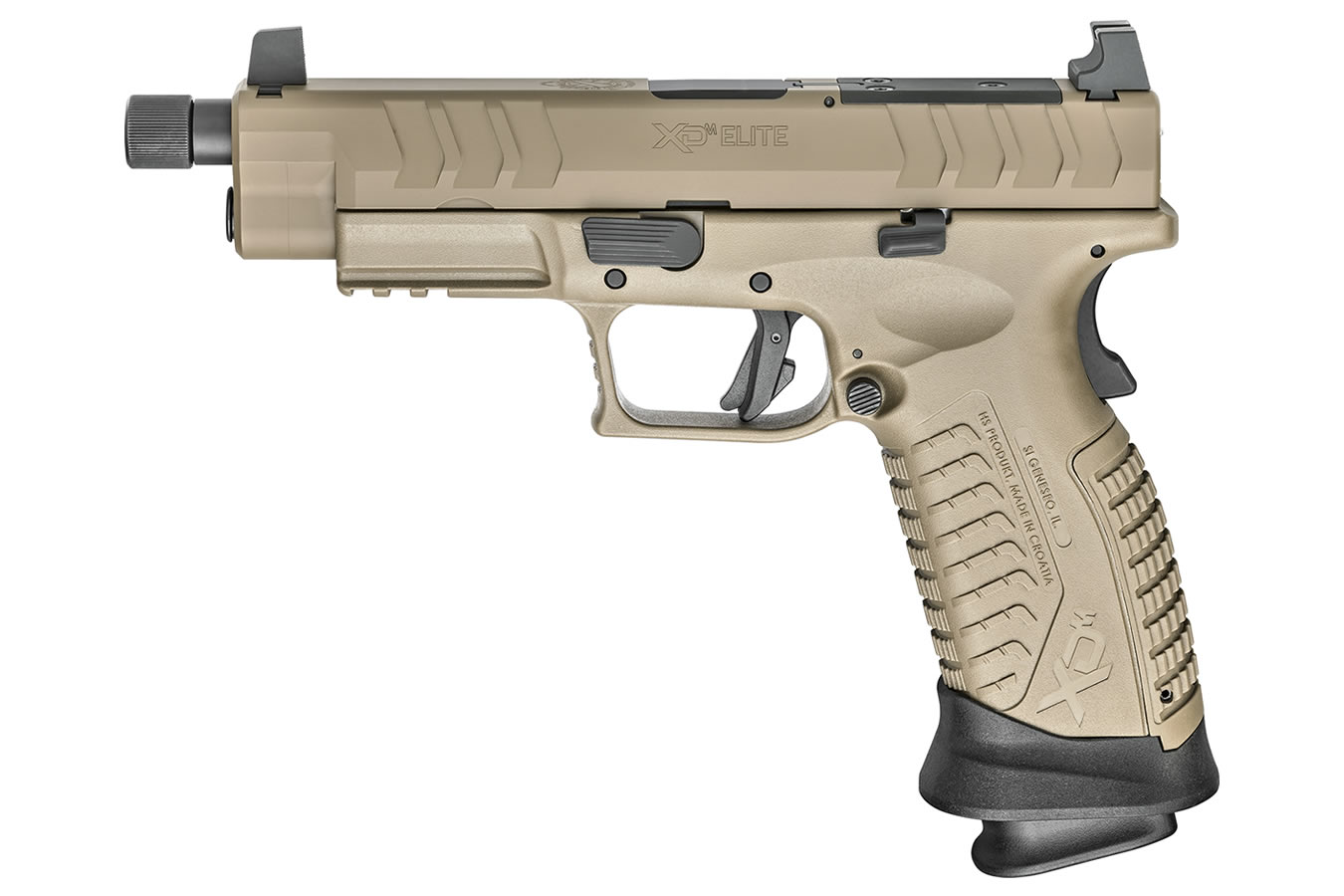 SPRINGFIELD XD-M ELITE TACTICAL OSP 9MM 4.5 INCH BBL PISTOL WITH FDE FINISH