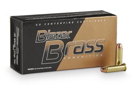 CCI 38 Special 125 Gr FMJ Blazer Brass 50/Box