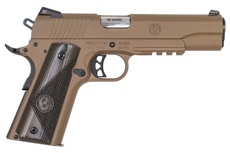 RUGER SR1911 45 ACP Full-Size Pistol with Davidson's Dark Earth Finish