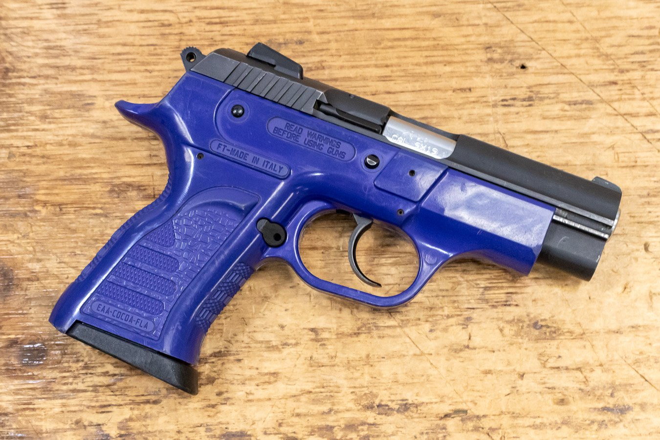 Tanfoglio Witness-P Compact 9mm Police Trade-in Pistol with Blue Frame