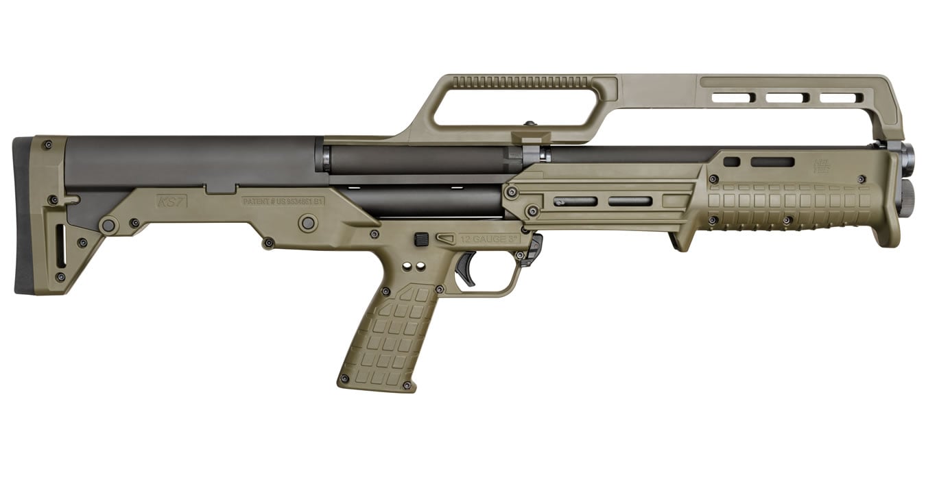 KELTEC KS7 12 GAUGE PUMP SHOTGUN WITH OD GREEN FINISH