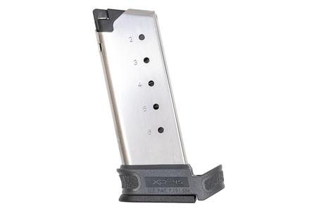 SPRINGFIELD XDS Mod.2 45 ACP 6-Round Extended Factory Magazine with Gray Grip Sleeve