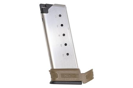 SPRINGFIELD XDS Mod.2 45 ACP 6-Round Extended Factory Magazine with FDE Grip Sleeve