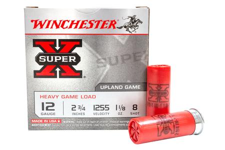 Winchester 12 Gauge 2-3/4 Inch 1-1/8 oz #8 Shot Super-X 25/Box