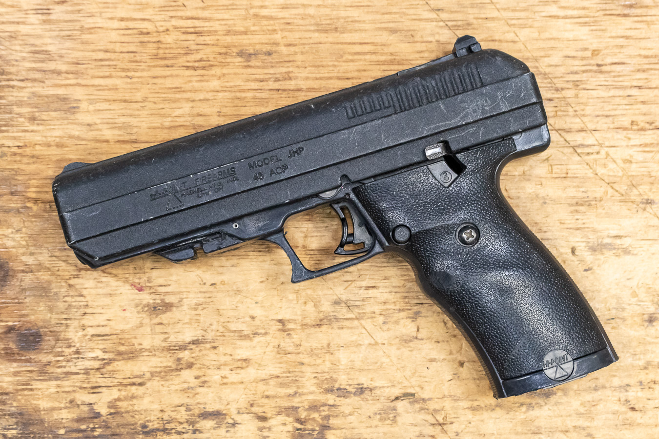 Hi Point JHP 45 ACP Police Trade-in Pistol (No Magazine)