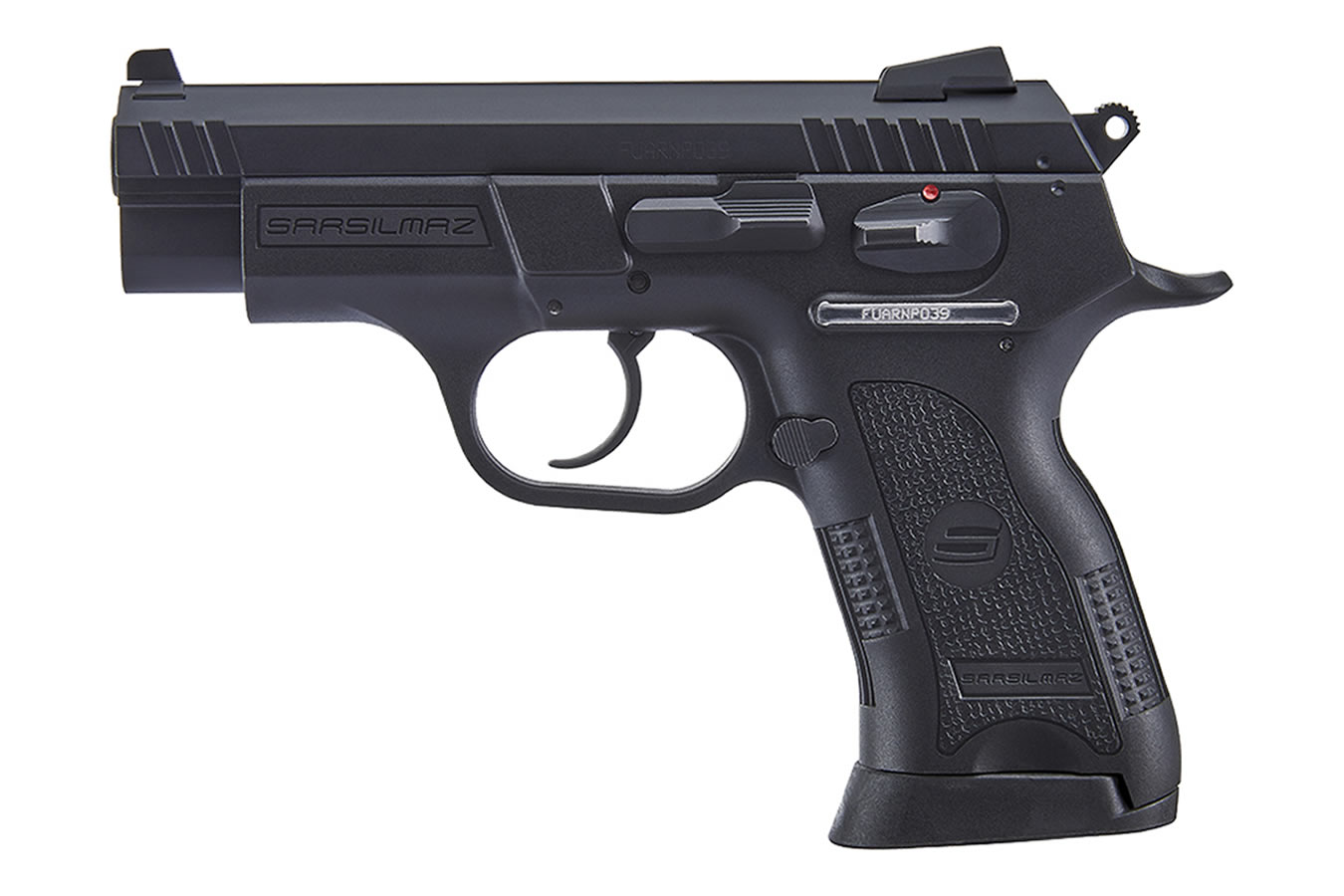 B6C 9MM COMPACT PISTOL WITH BLACK POLYMER FRAME