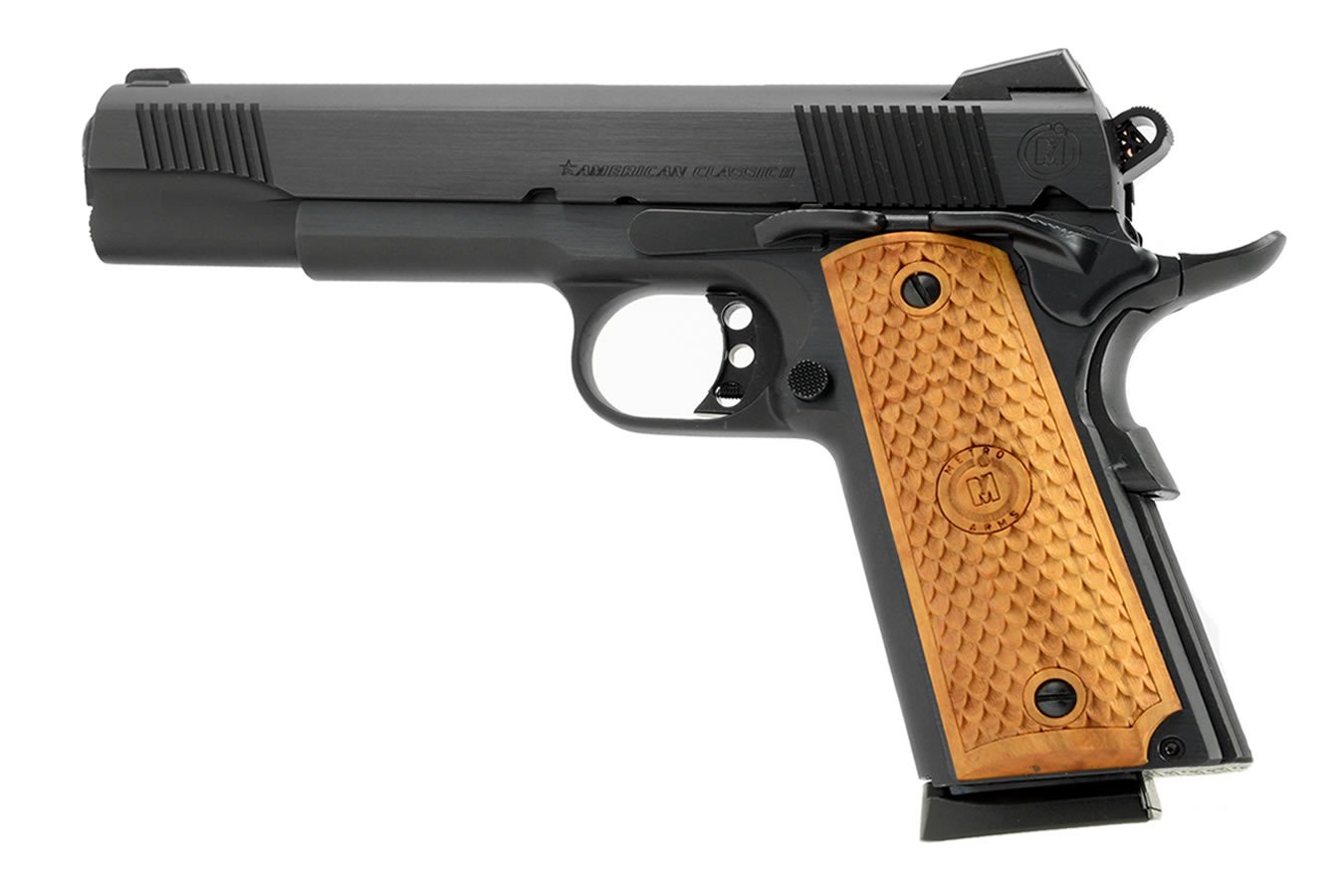 METRO ARMS AMERICAN CLASSIC II 1911 9MM PISTOL WITH CUSTOM HARDWOOD GRIPS