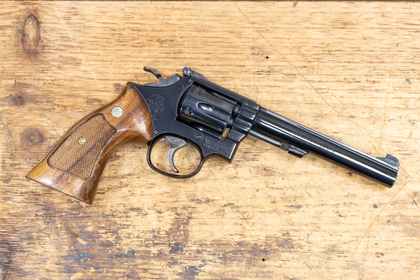 Smith & Wesson Model 17 22 LR Police Trade-in Revolver