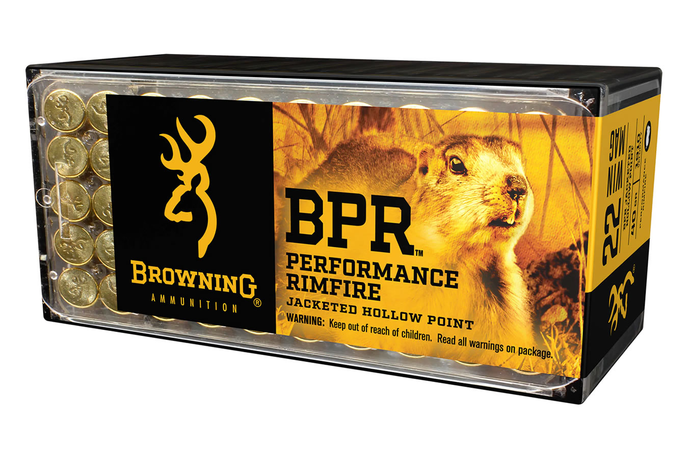 BROWNING AMMUNITION 22 WMR 40 GR JHP BPR