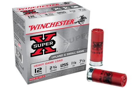 WINCHESTER AMMO 12 Ga 2-3/4 in 1-1/8 oz #7.5 Super X 25/Box