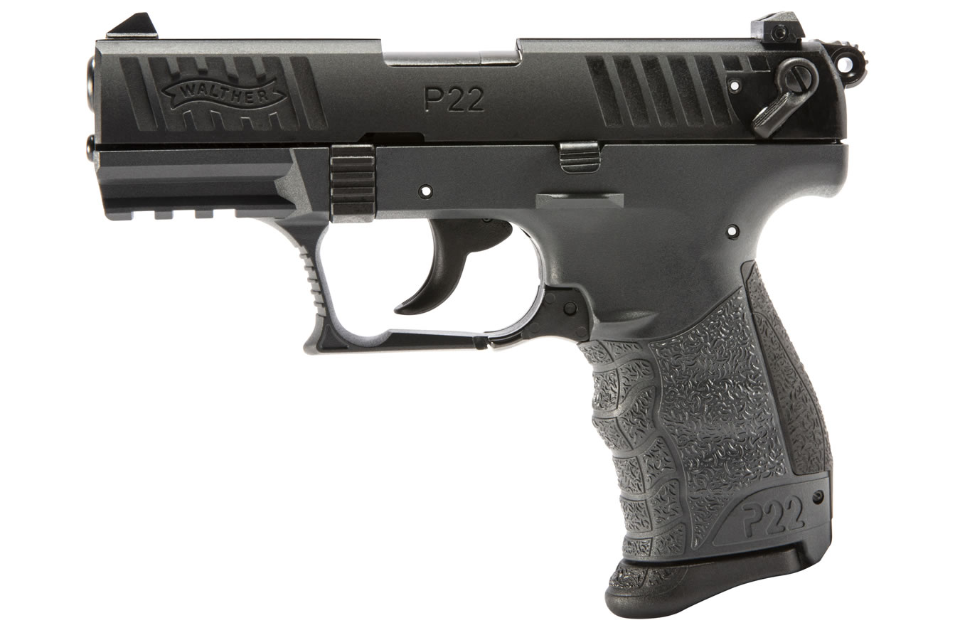 WALTHER P22Q 22 LR 3.42 IN BBL TUNGSTEN GRAY FRAME