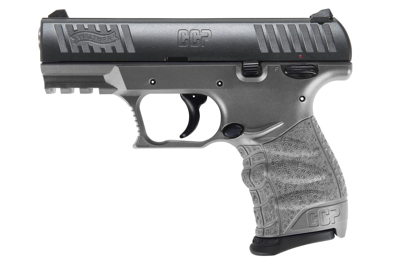 Walther CCP M2 9mm Concealed Carry Pistol With Tungsten Gray Frame Walther CCP M2 9mm Concealed Carry Pistol With Tungsten Gray Frame