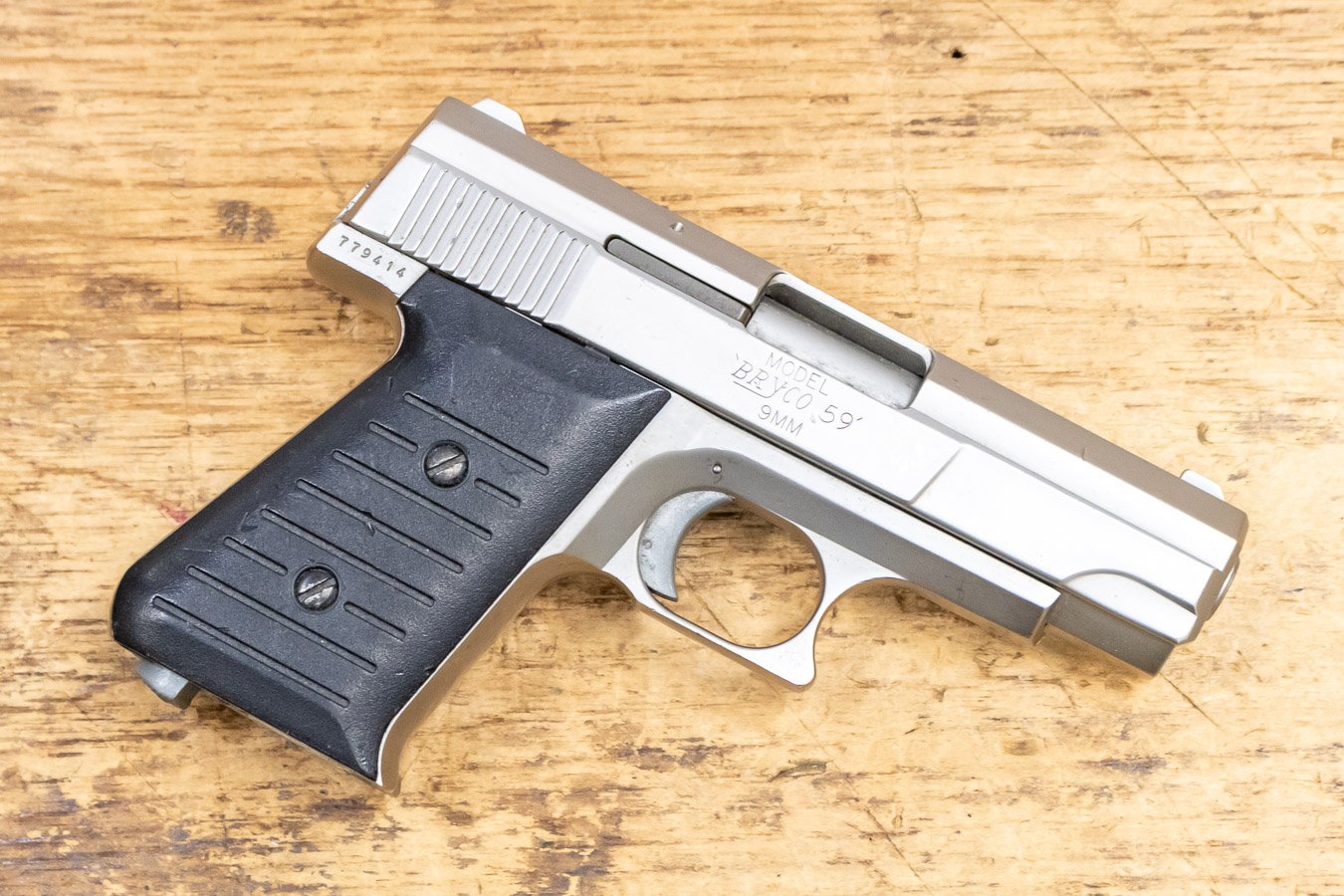 Jennings BRYCO-59 9mm Police Trade-in Pistol (No Magazine)