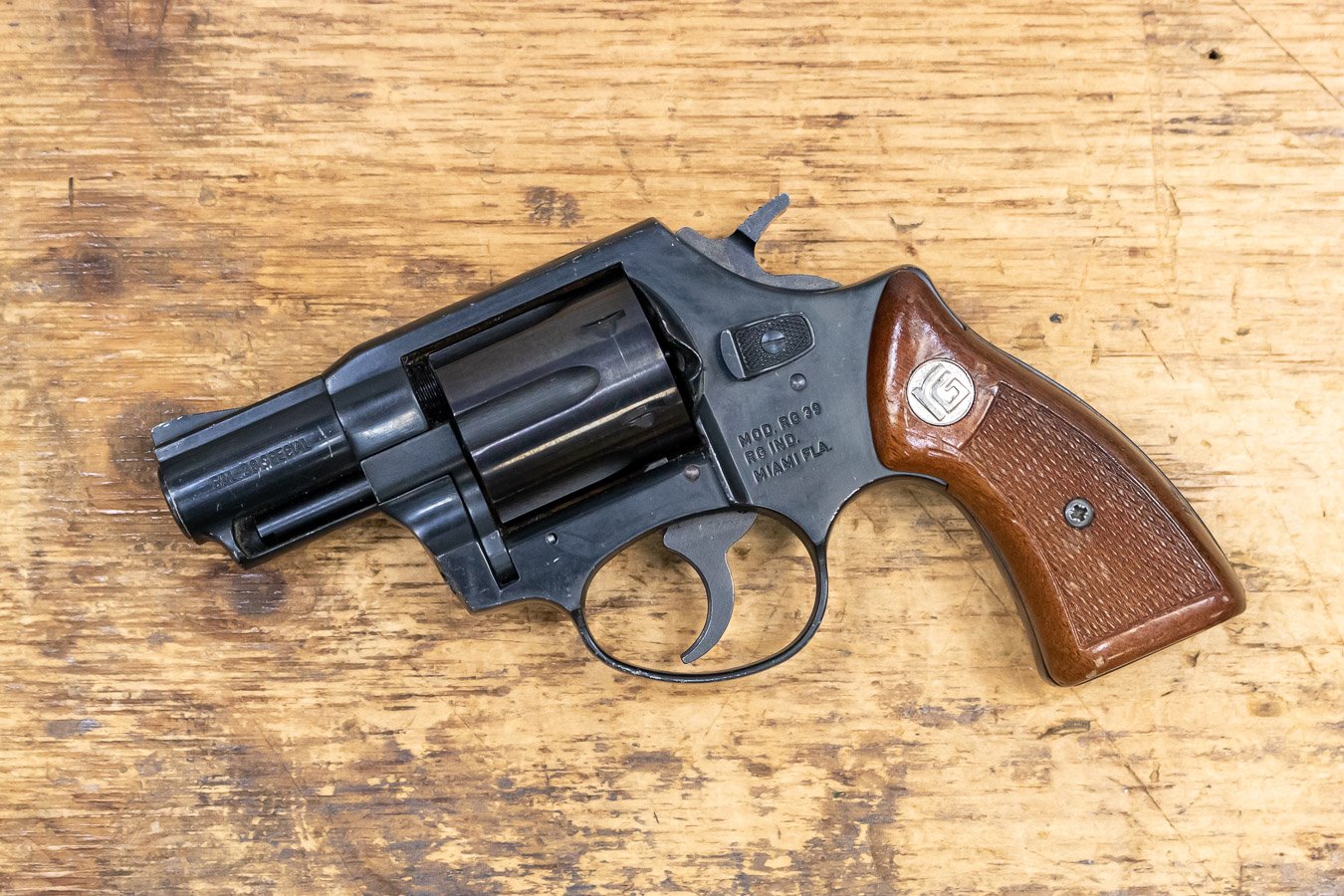 Rohm RG 38 Revolver, .38 Special, 2 Barrel, Blued - Centerfire Systems