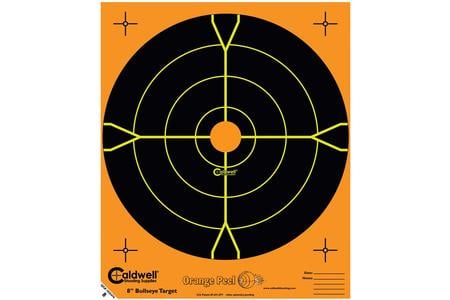 CALDWELL Orange Peel 4 Inch Bulls-eye 10 Sheets