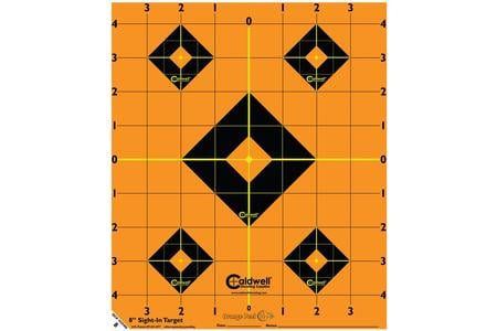 ORANGE PEEL SIGHT-IN TARGET 16 INCHES 5 SHEET PACK