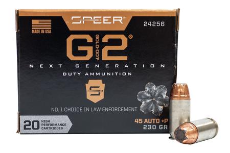 SPEER AMMUNITION 45 Auto +P 230 Grain Gold Dot G2 Jacketed Hollow Point 20/Box