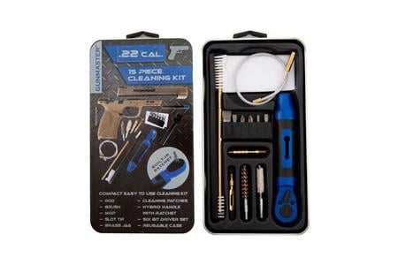 GUNMASTER SLIM LINE 15 PIECE  .22 CLEANING KIT