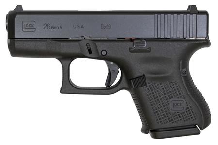 26 GEN5 9MM CARRY CONCEAL PISTOL WITH AMERIGLO BOLD NIGHT SIGHTS