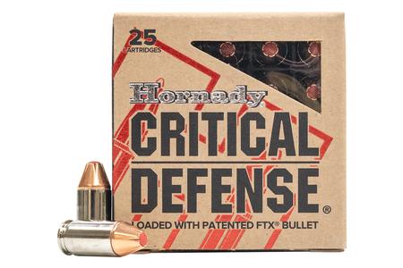 Hornady 380 Auto 90 gr FTX Critical Defense 25/Box