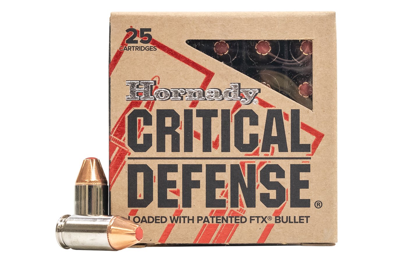 Hornady 380 Auto 90 gr FTX Critical Defense 25/Box | Vance ...