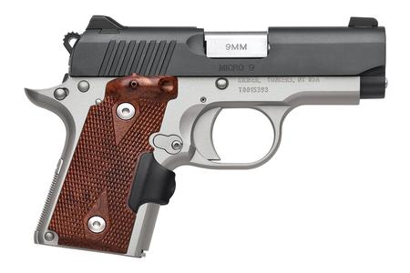 MICRO 9 9MM 3.15 IN BBL TWO TONE ROSEWOOD CRIMSON TRACE LASERGRIPS