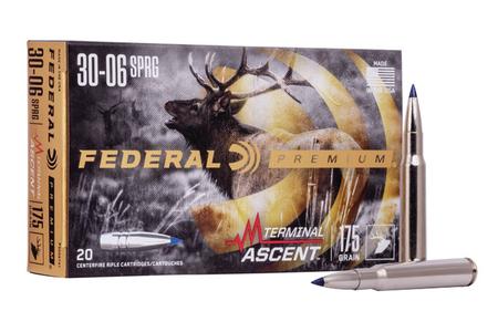 FEDERAL AMMUNITION 30-06 Springfield 175 gr Terminal Ascent Bonded 20/Box