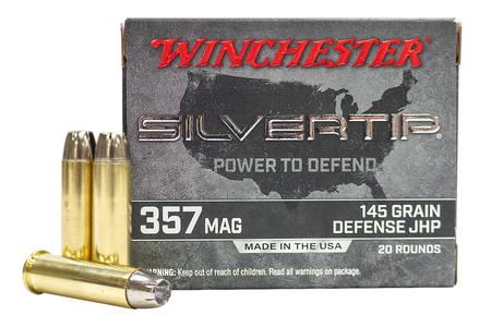 Winchester 357 Magnum 145 gr Silvertip JHP 20/Box