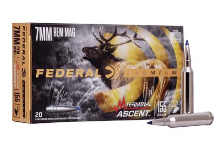FEDERAL AMMUNITION 7mm Rem Mag 155 gr Terminal Ascent 20/Box