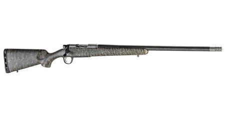 RIDGELINE 308 WINCHESTER BOLT-ACTION RIFLE WITH GREEN/BLACK/TAN STOCK