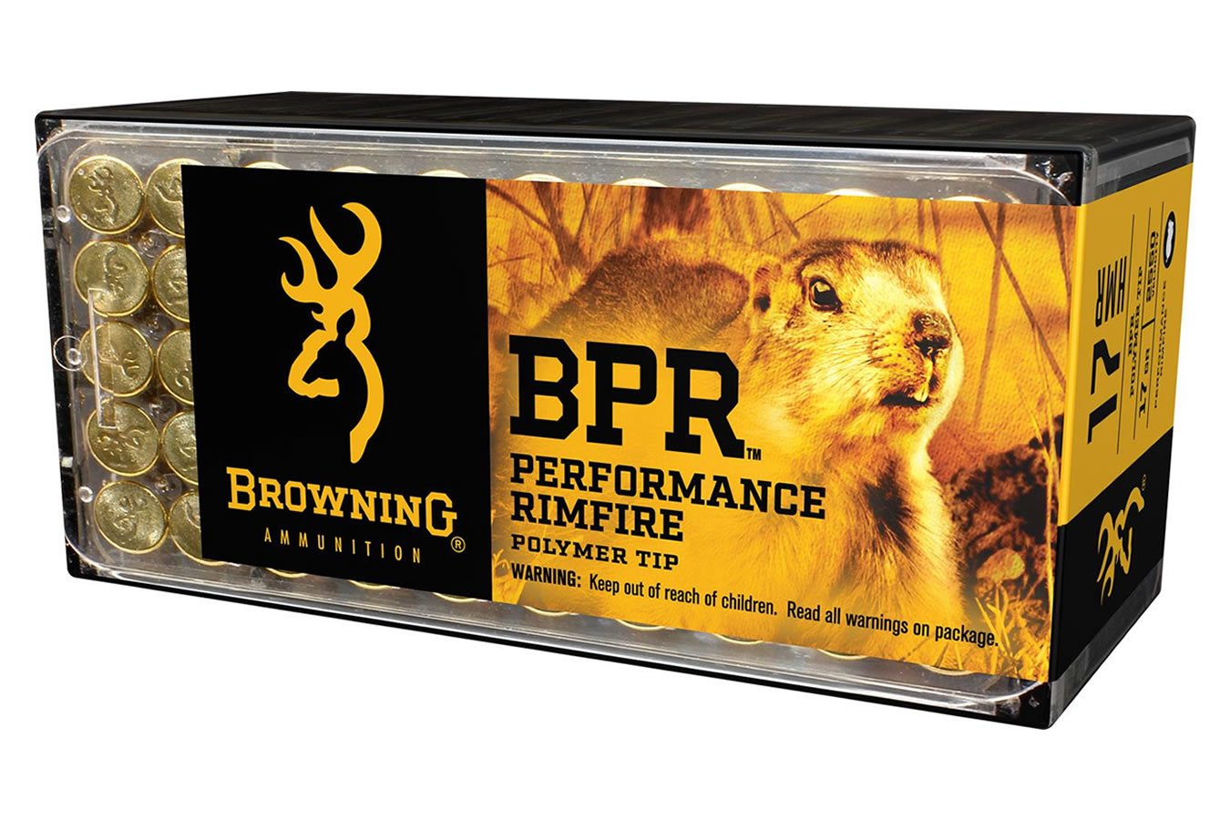 BROWNING AMMUNITION 17 HMR 17 GR BPR POLYMER TIP