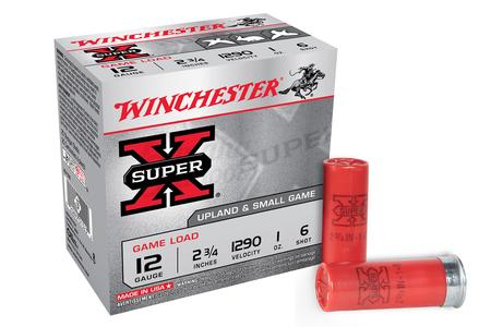 WINCHESTER AMMO 12 GA 2 3/4` 6 Shot 1 oz Super X 25/Box