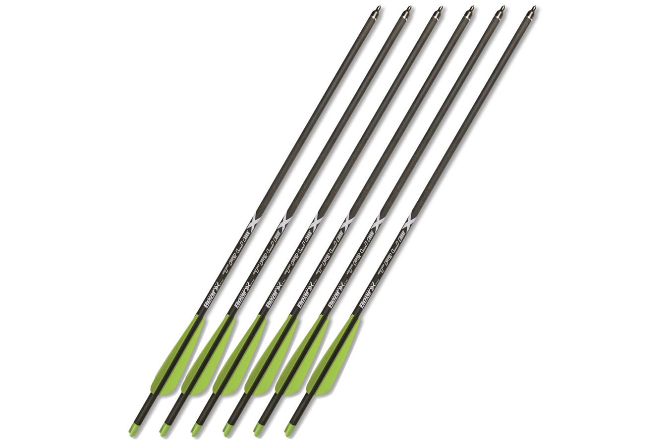 Bear TrueX Crossbow Arrows, 6 Pack