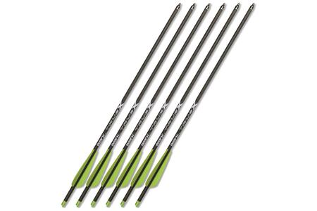BEAR TrueX Crossbow Arrows, 6 Pack