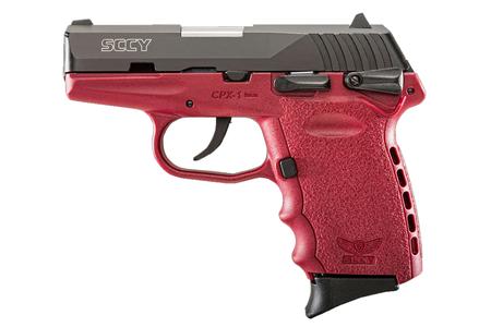 SCCY CPX-1 9mm Pistol with Crimson Frame and Black Slide