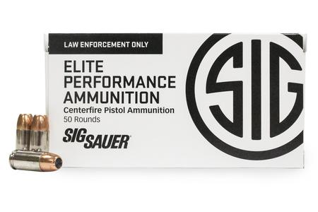 SIG SAUER 9mm 147 gr Jacketed Hollow Point Elite Performance 50/Box
