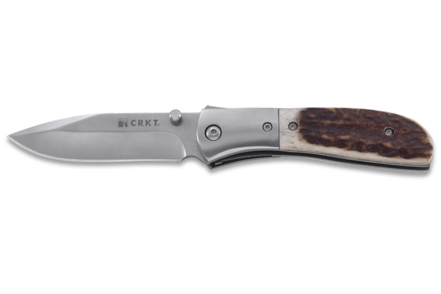 Shop Columbia River Knife M402 Stag Folding Pocket Knife for Sale