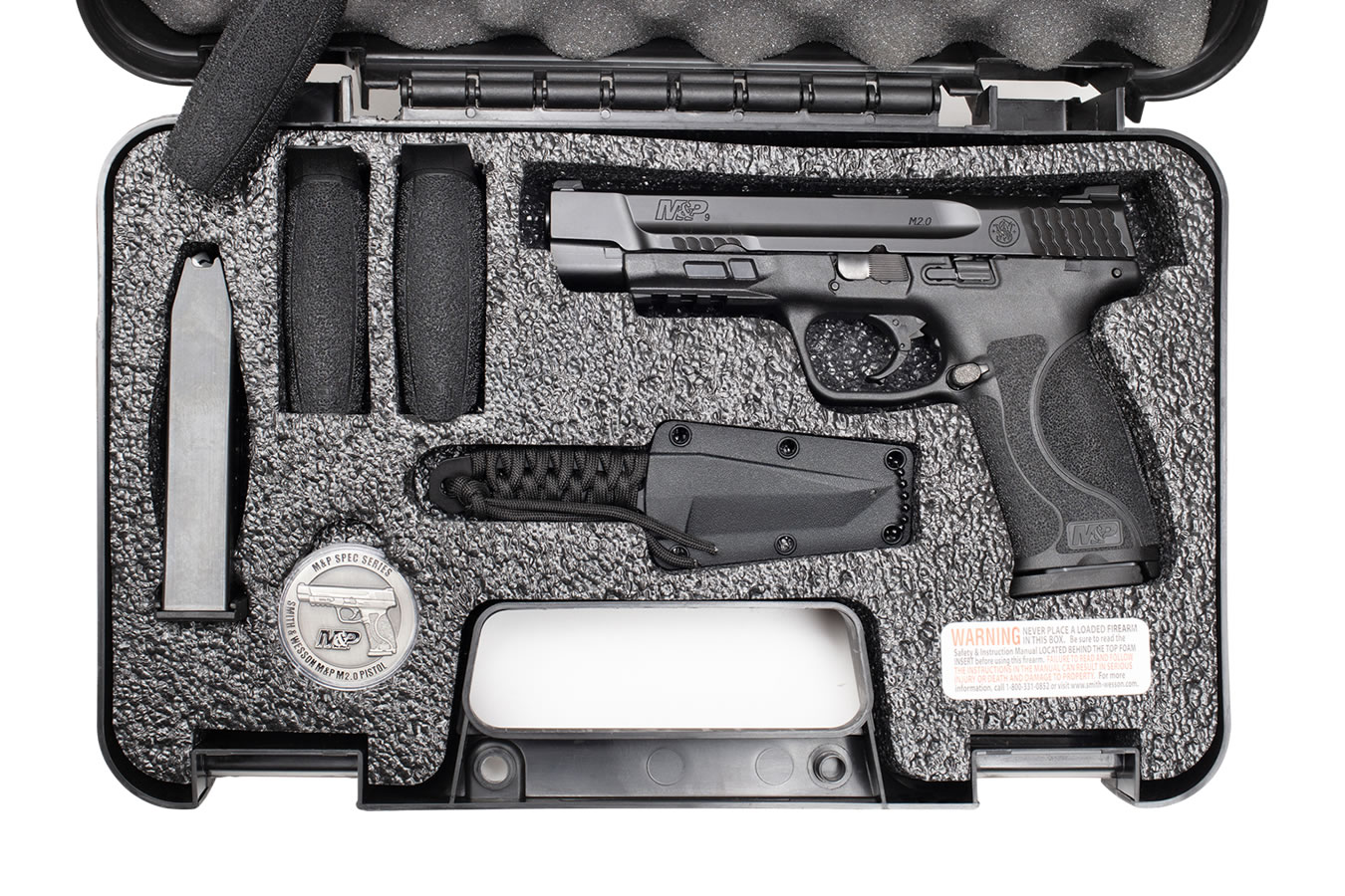 SMITH AND WESSON MP9 M2.0 SPEC SERIES KIT NTS KNIFE AND COIN
