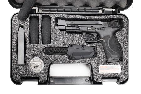 SMITH AND WESSON MP9 M2.0 9mm Spec Series Pistol Kit with Night Sights, Knife and Challenge Coin