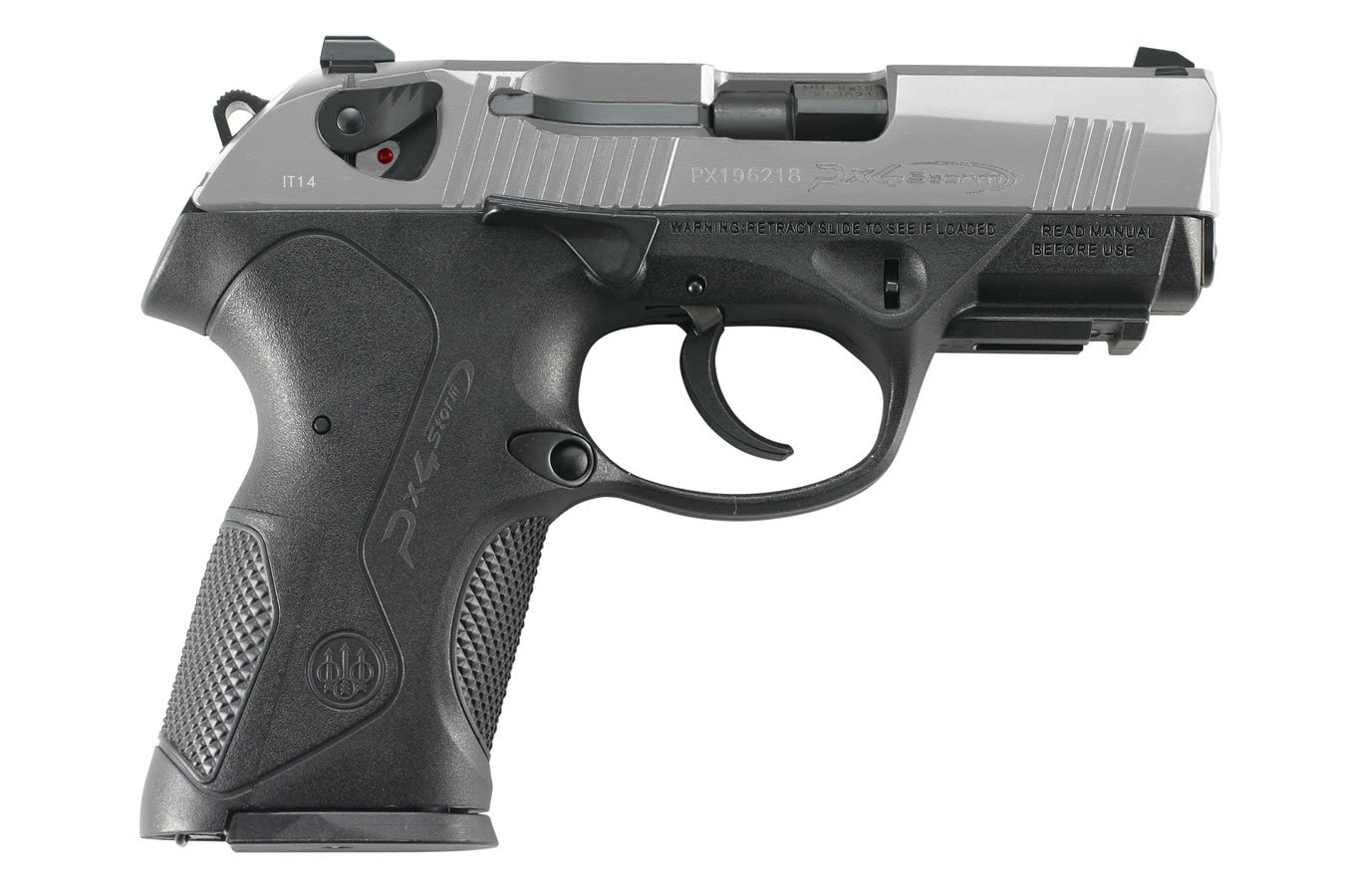 Beretta PX4 Storm Type F Compact 40 S&W Pistol with Inox Slide (10 Round Model)
