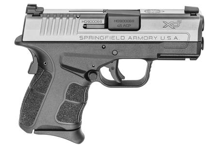 SPRINGFIELD XDS Mod.2 3.3 Single Stack 45 ACP Pistol with Stainless Slide and Tritium Front Sight