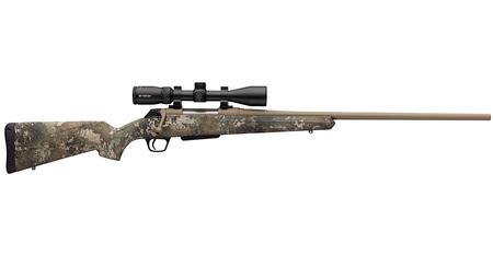 WINCHESTER FIREARMS XPR Hunter 7mm Rem Mag Bolt-Action Rifle with Vortex Crossfire II 3-9x40mm Riflescope and True Timber Strata Stock
