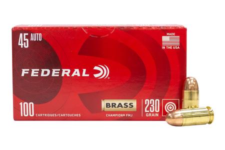 45 AUTO 230 GR FMJ CHAMPION TRAINING 100/BOX