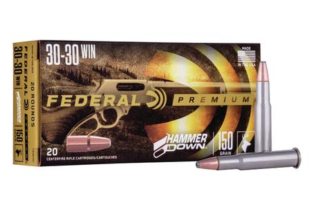 FEDERAL AMMUNITION 30-30 Winchester 150 gr Bonded Soft Point HammerDown 20/Box