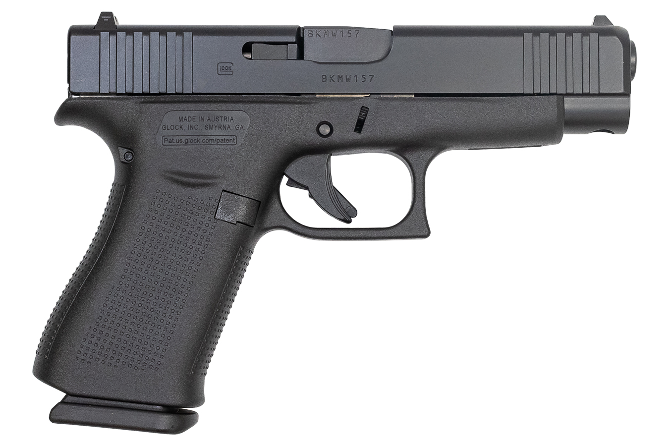 GLOCK 48 9MM 10-ROUND PISTOL WITH BLACK FINISH (MADE IN USA)